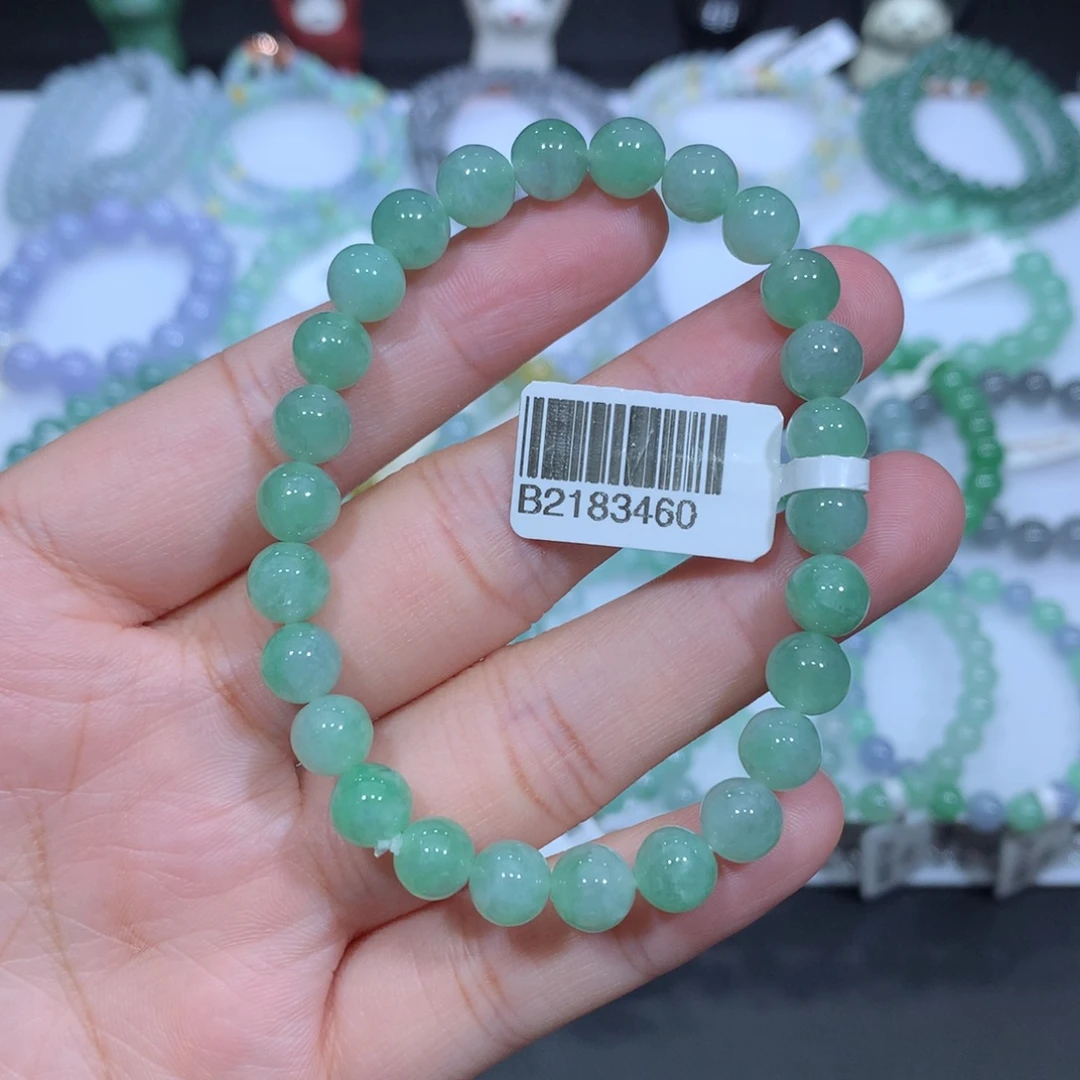 未镶嵌手串翡翠天然