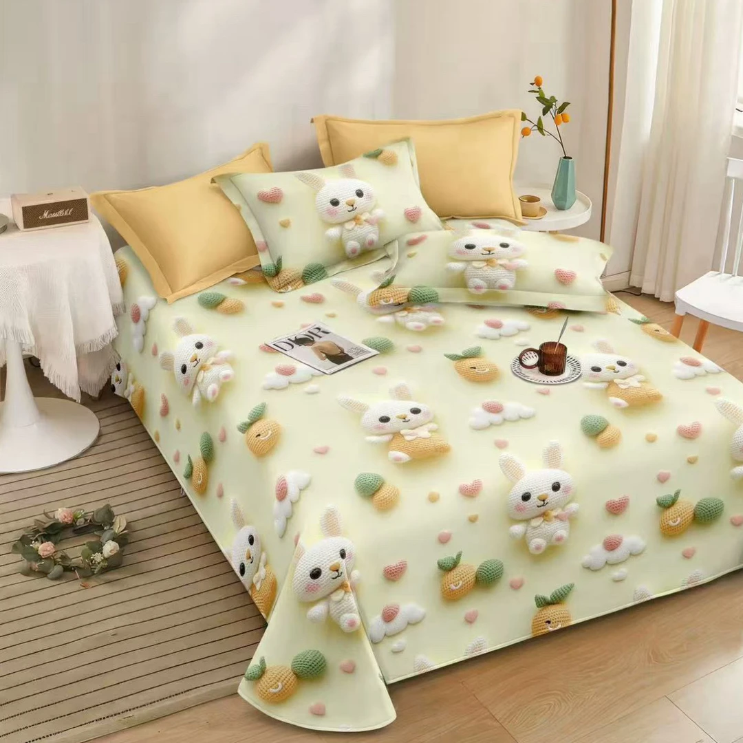 加密小斜纹枕套一对 内颈48.×74（+-5cm）【毛线兔】信封枕套