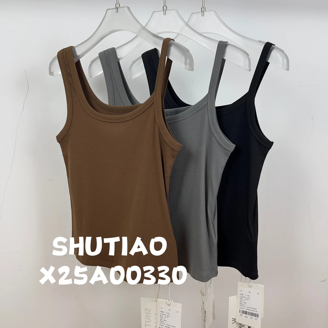 【SHUTIAO】2024秋冬：新款小众设计款背心X25A00330