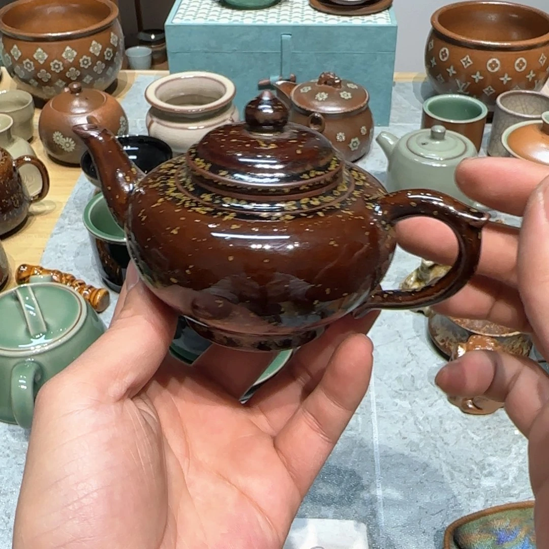 小金茶具青瓷茶器