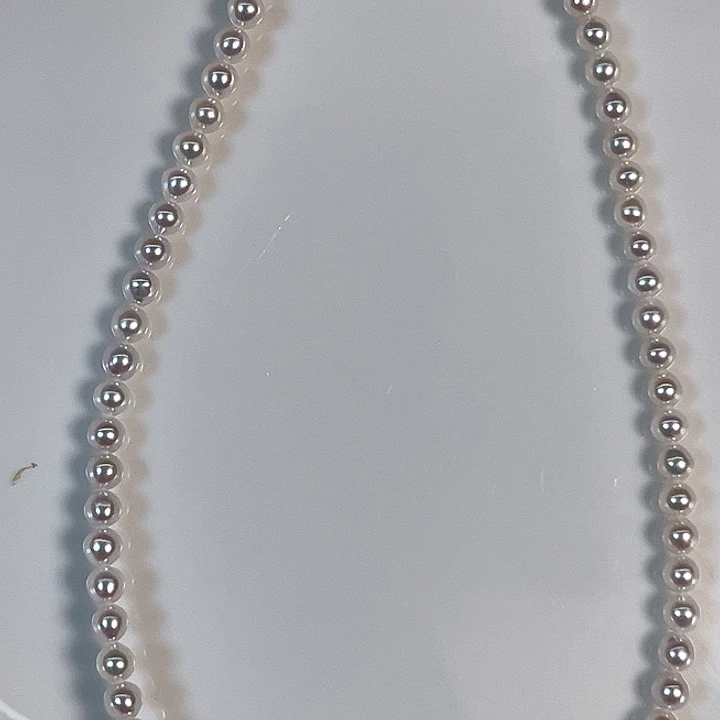 淡水珍珠银S925镶嵌颈饰