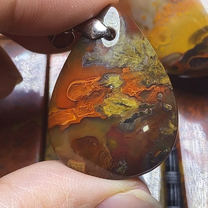 玛瑙/玉髓未镶嵌颈饰