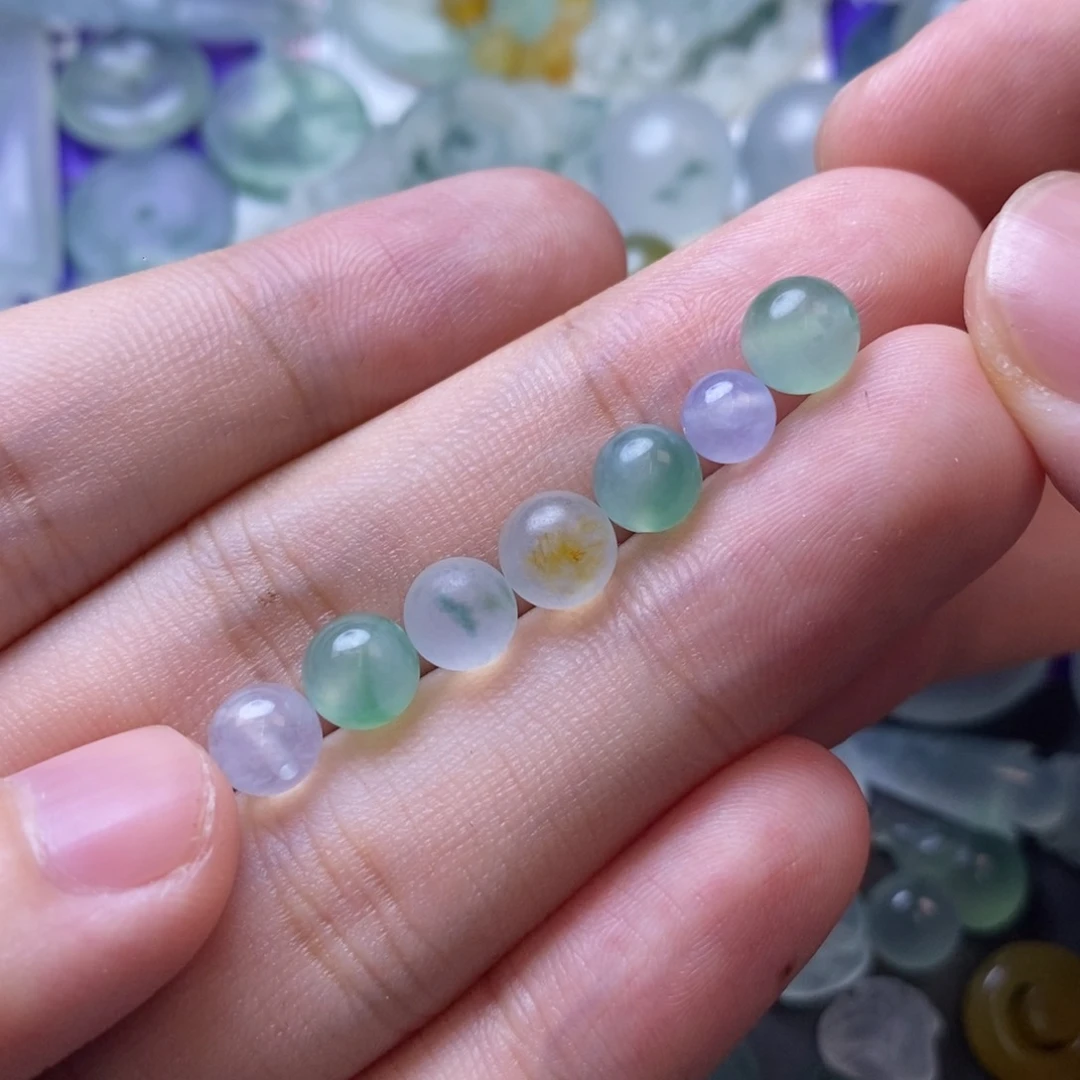 定制翡翠未镶嵌珠子