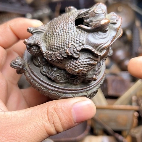 铜制工艺把玩摆件