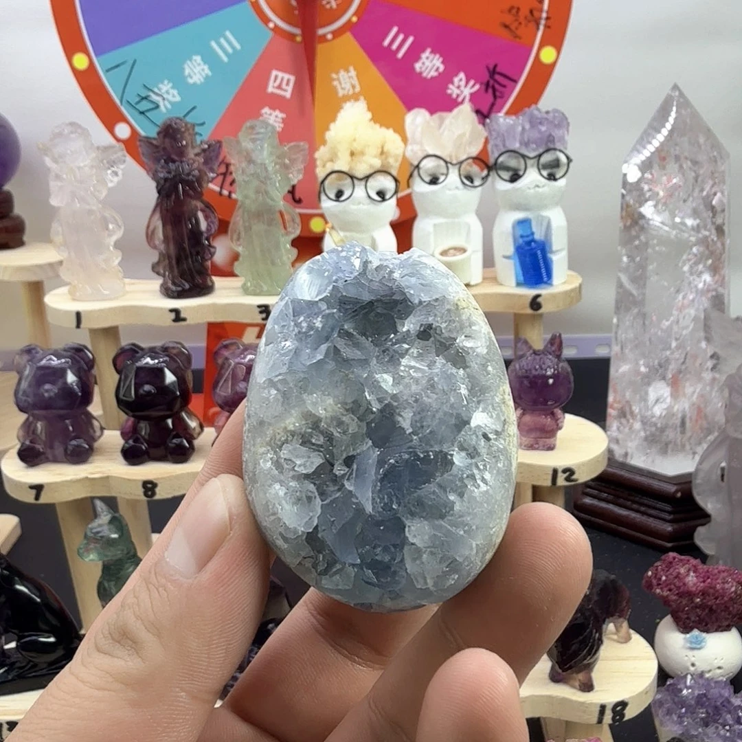 未镶嵌水晶珠宝半成品蓝晶石