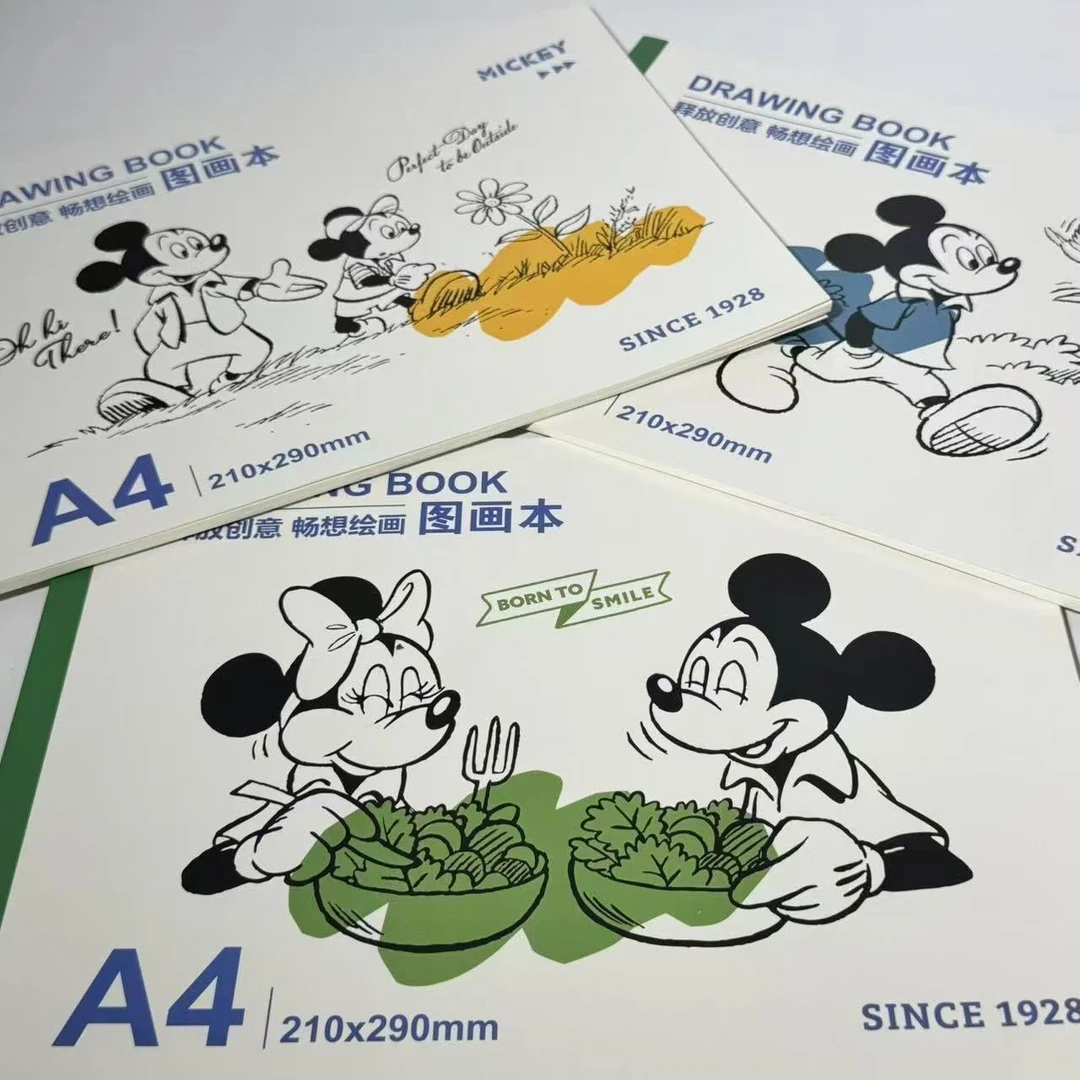 迪士尼A4图画本6本封面随机