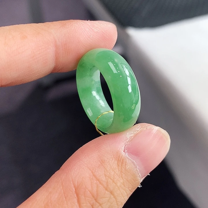 翡翠未镶嵌戒指11-12号