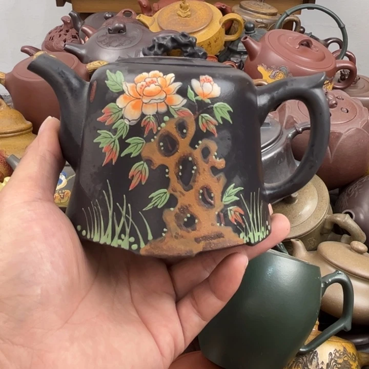 茶壶紫砂紫砂微瑕