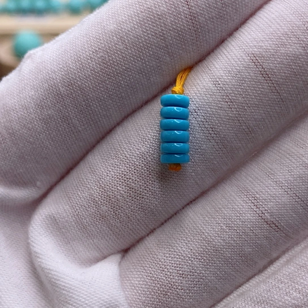 绿松石未镶嵌珠宝奇石4.6mm