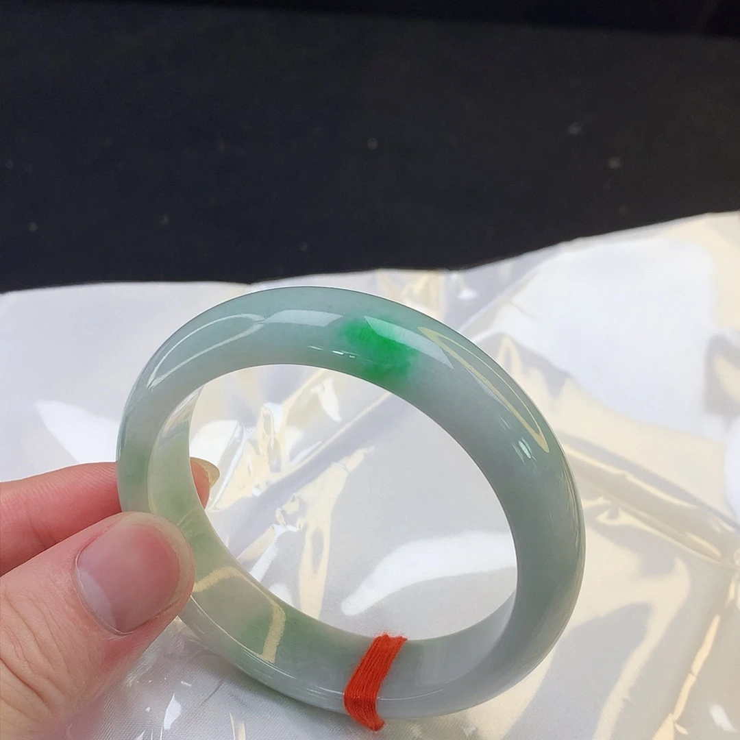 翡翠手镯未镶嵌411缅甸天然翡翠A货