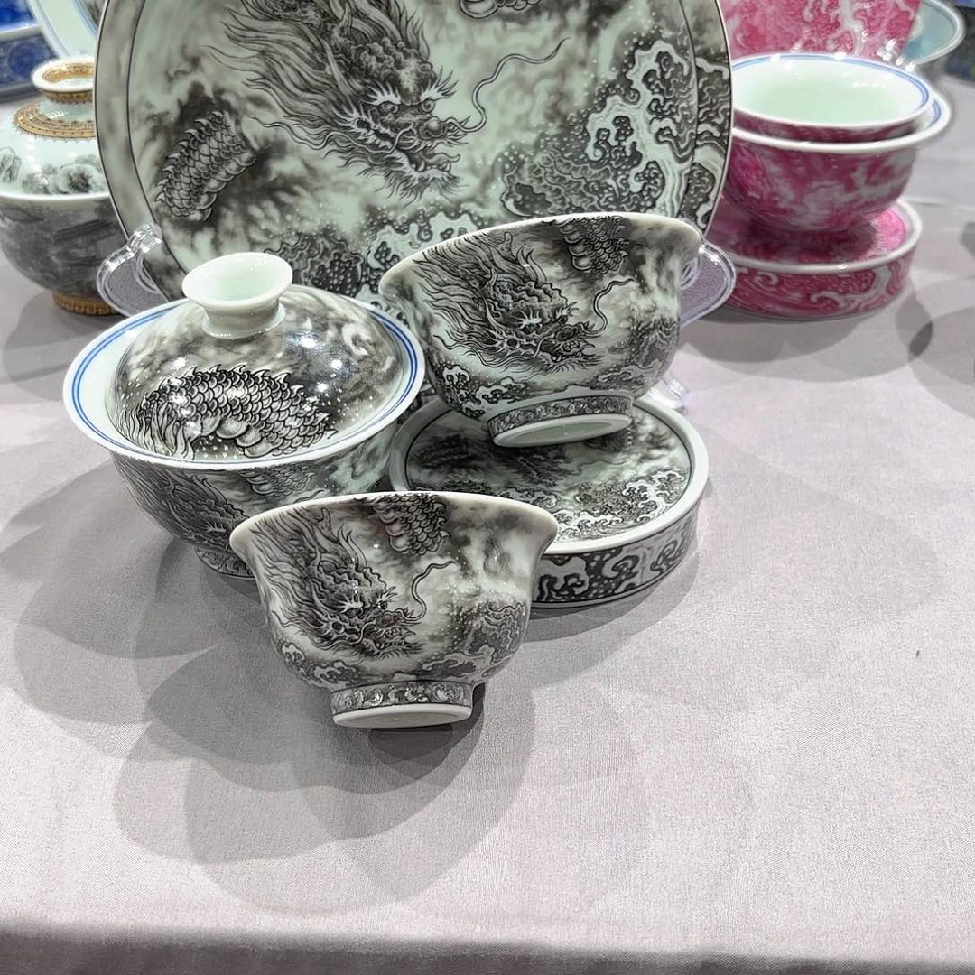 瓷片景德镇瓷器精品展示
