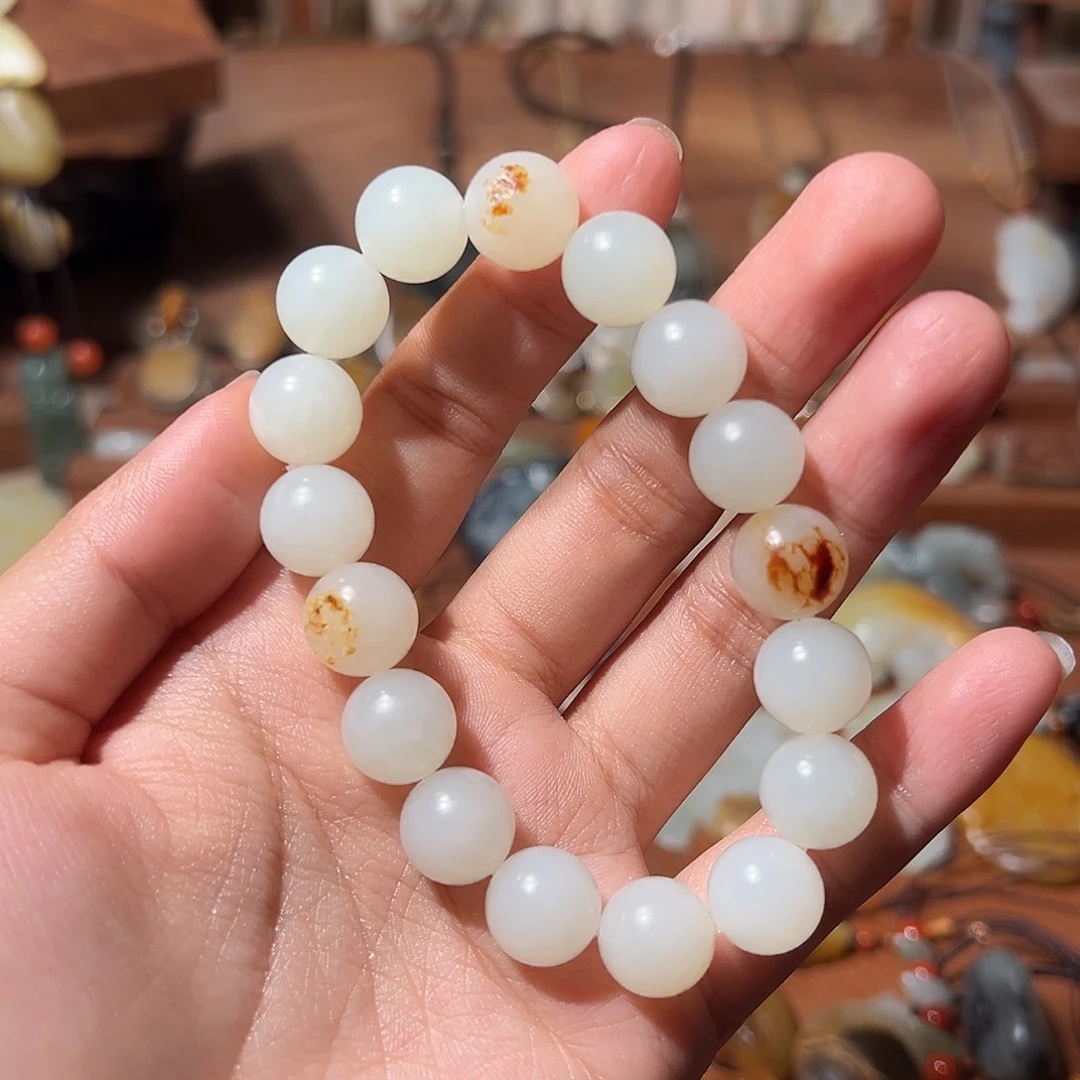 和田玉颈饰未镶嵌非**可