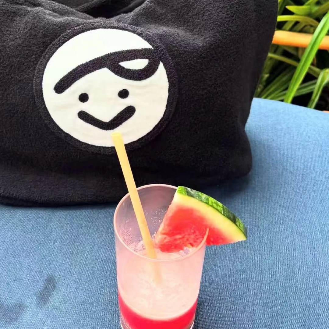 高尔夫毛圈布笑脸手提包NC1090