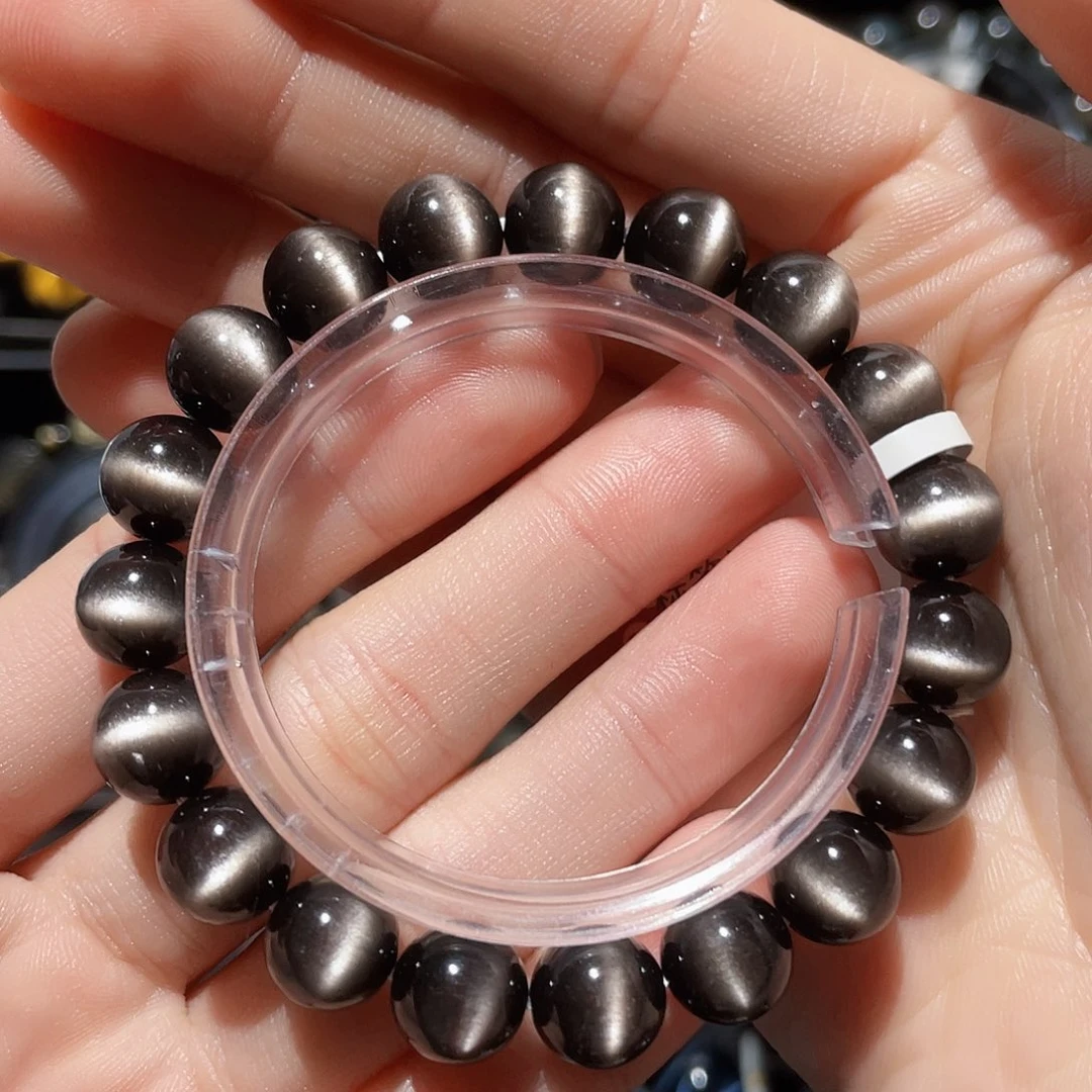 黑曜岩手链未镶嵌花*?