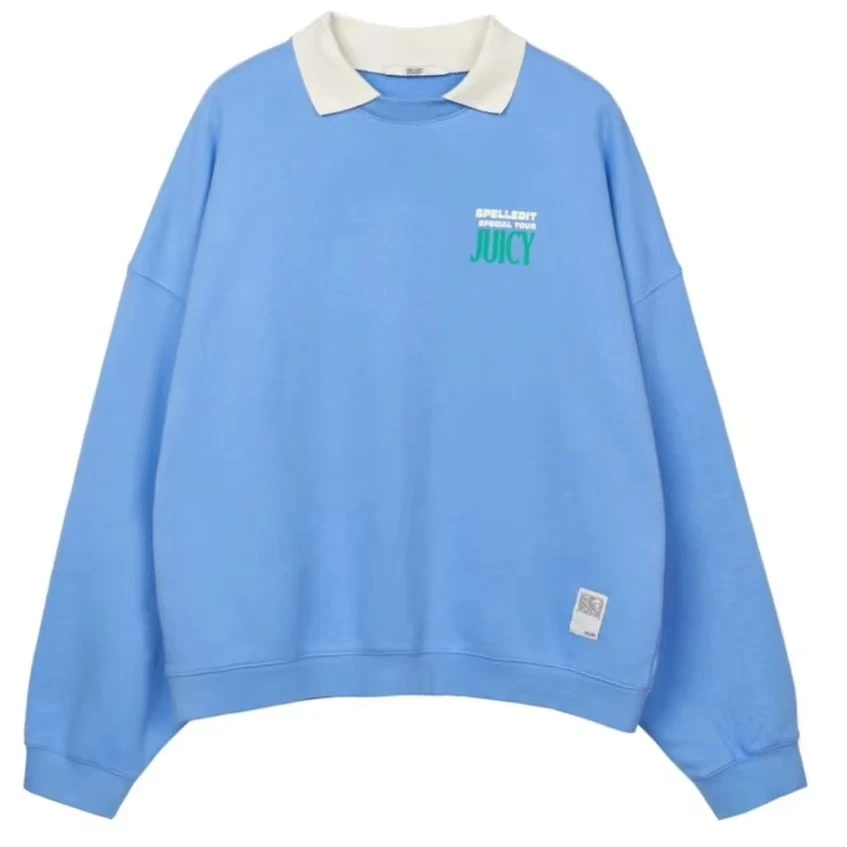 SP翻领宽松卫衣/NO退换