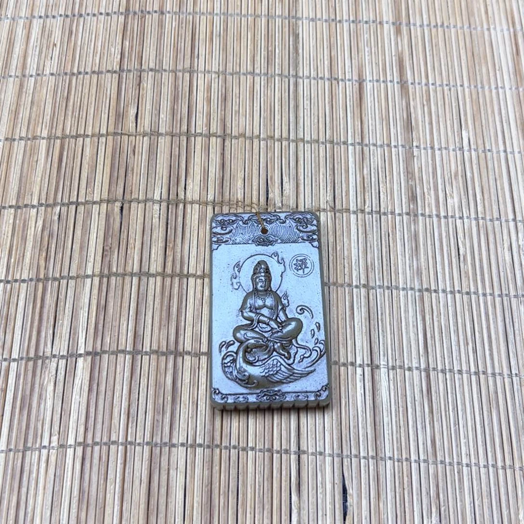 未镶嵌和田玉挂件无***霜