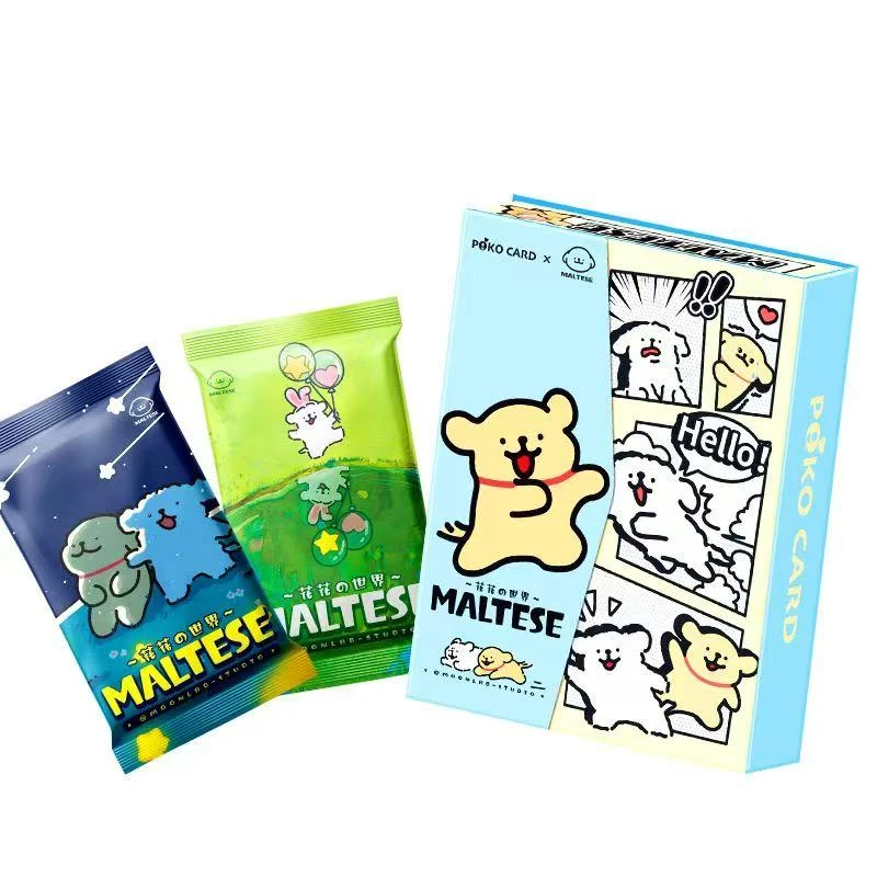 【CC/DD】Poko Card《线条小狗-花花世界》 第二弹收藏卡牌盲盒