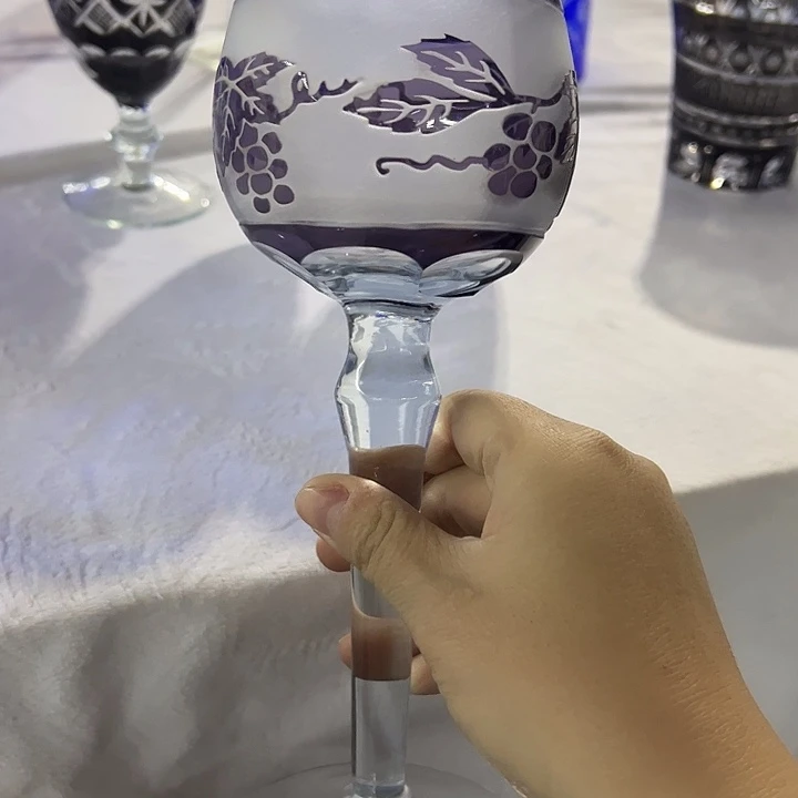 平底款水晶玻璃微瑕一个