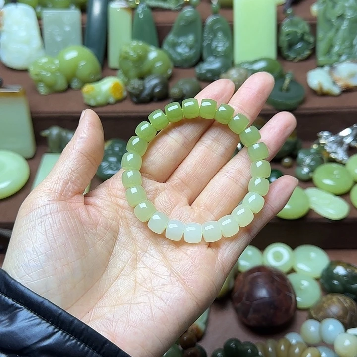 和田玉未镶嵌手链