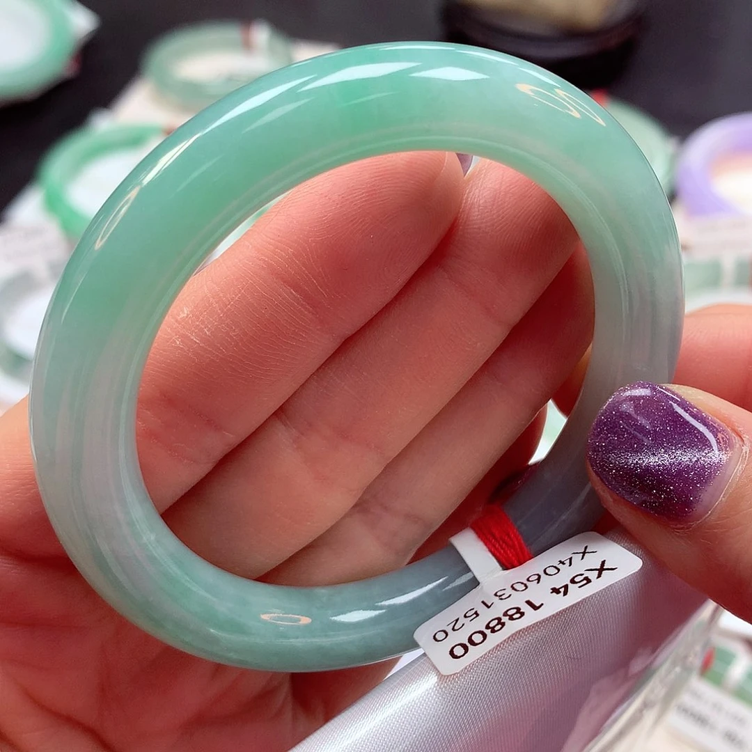 翡翠手镯（圆镯）未镶嵌29号欣