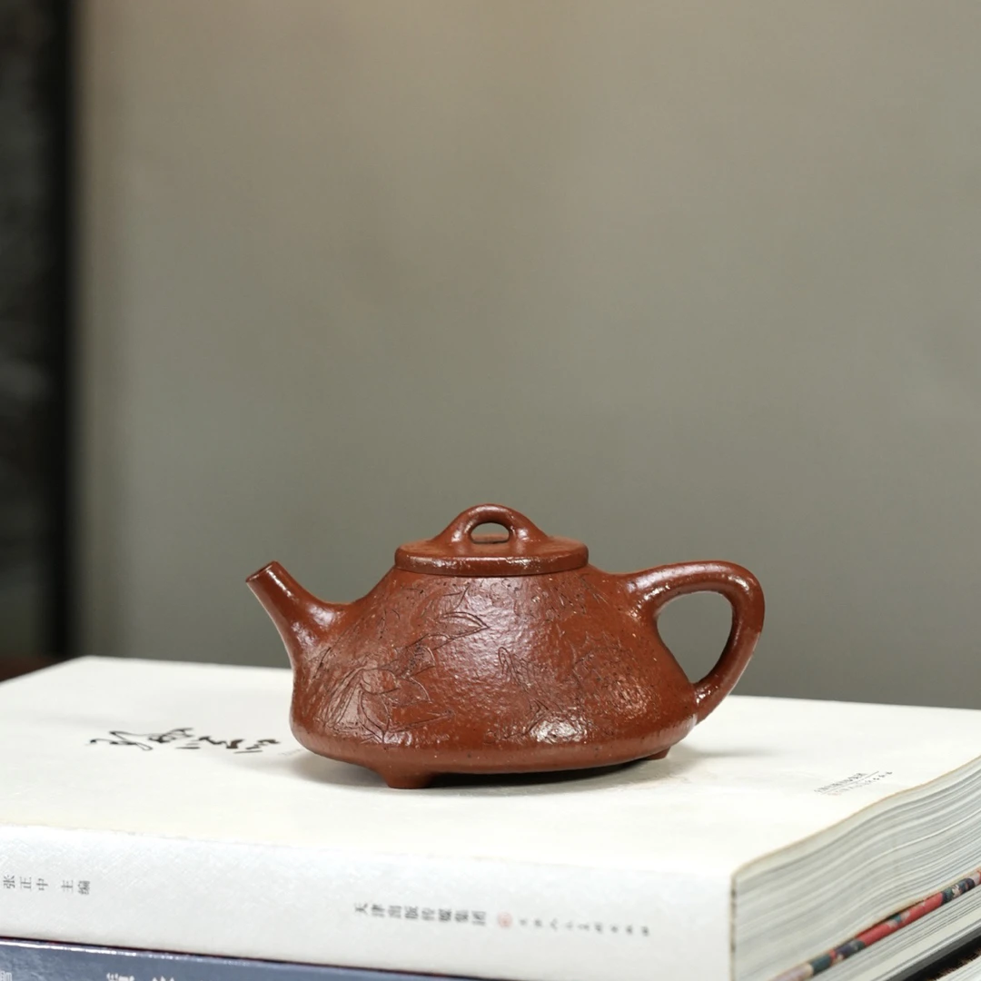 【子冶石瓢·经典式】 原矿极品老朱泥·180cc·9孔