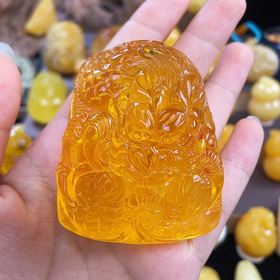 琥珀未镶嵌珠宝奇石