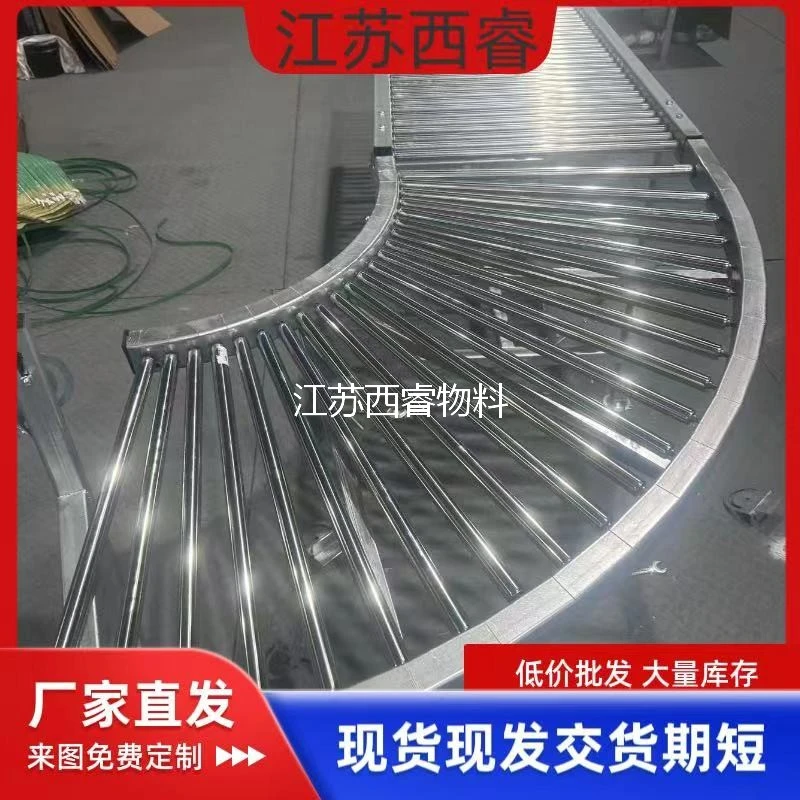 卸车滑梯随车搬运输送机镀锌不锈钢滚筒线货柜下货无动力手推上货