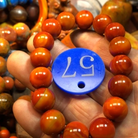 玛瑙/玉髓手链合金玉*缘