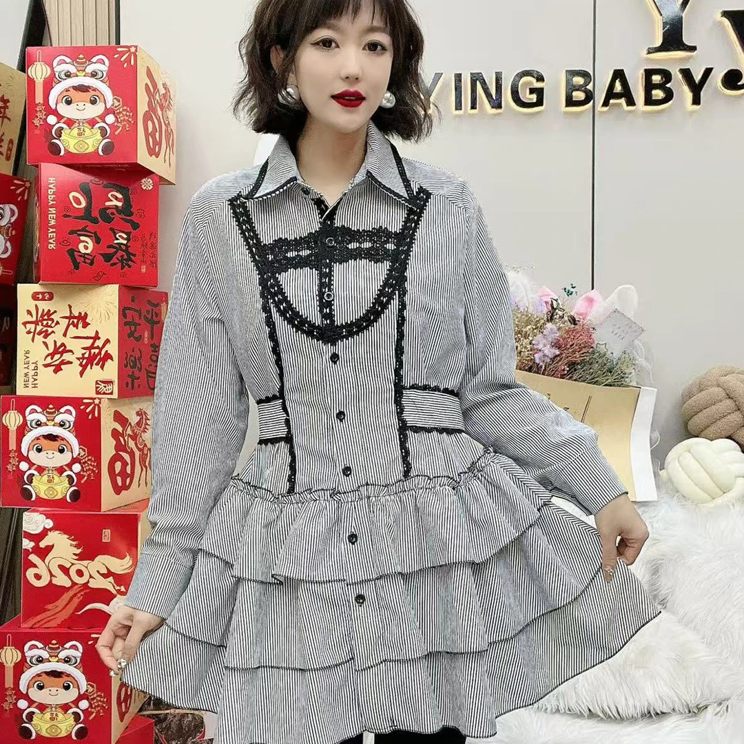 YY大码（被遗忘）高级感时尚复古气质女神洋气连衣裙