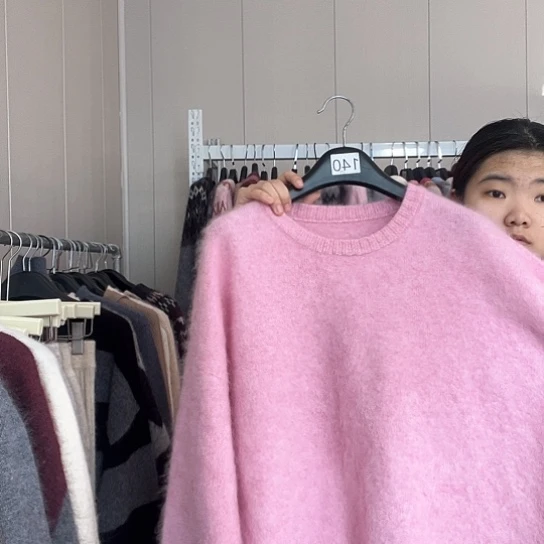 粉色大阪上衣套头