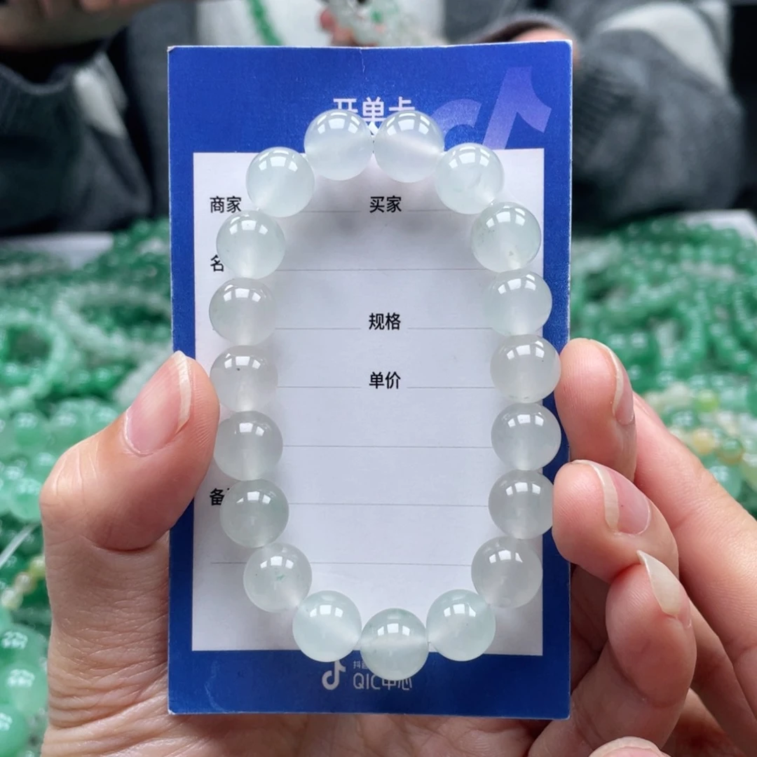未镶嵌手串石英质玉（非洲翠）
