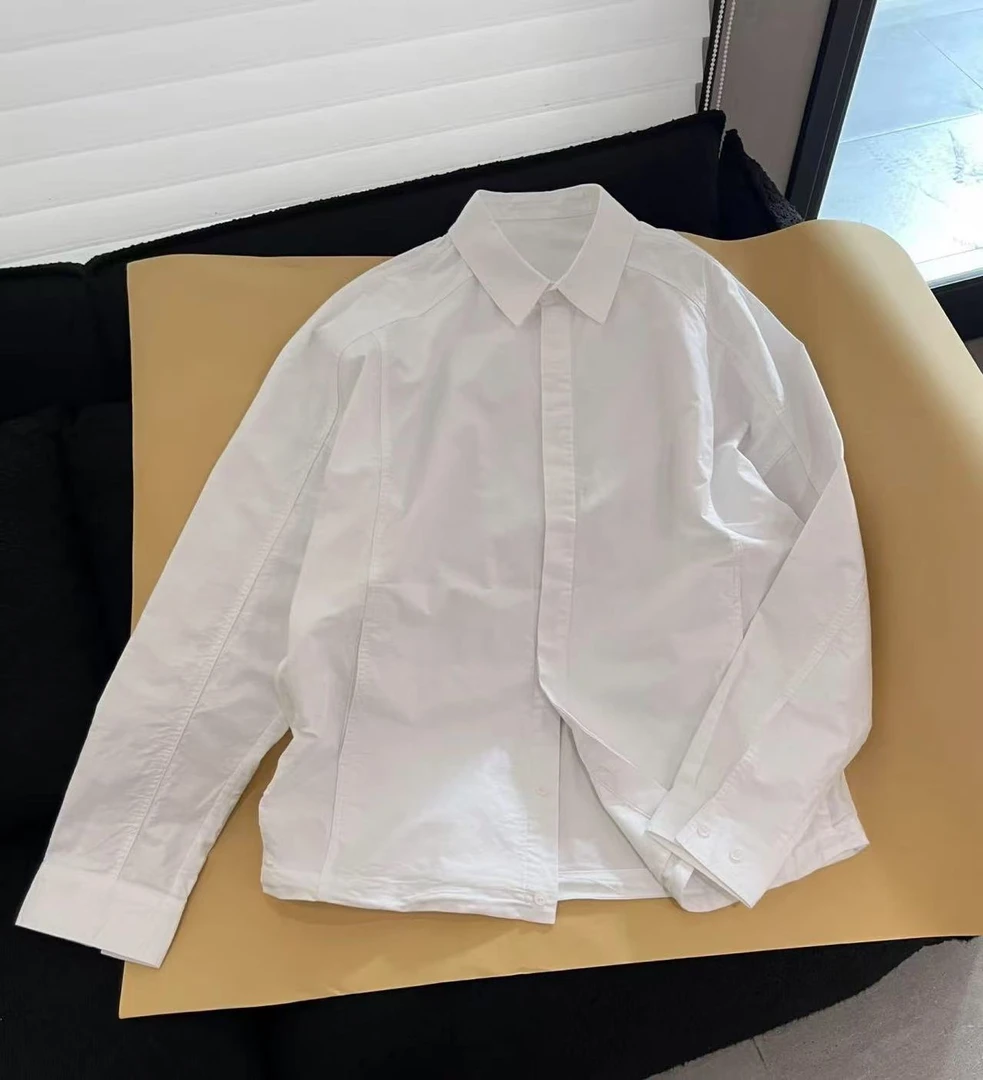 【今日上新】刺绣盾牌小麦标 男士长袖衬衫#GZ048款