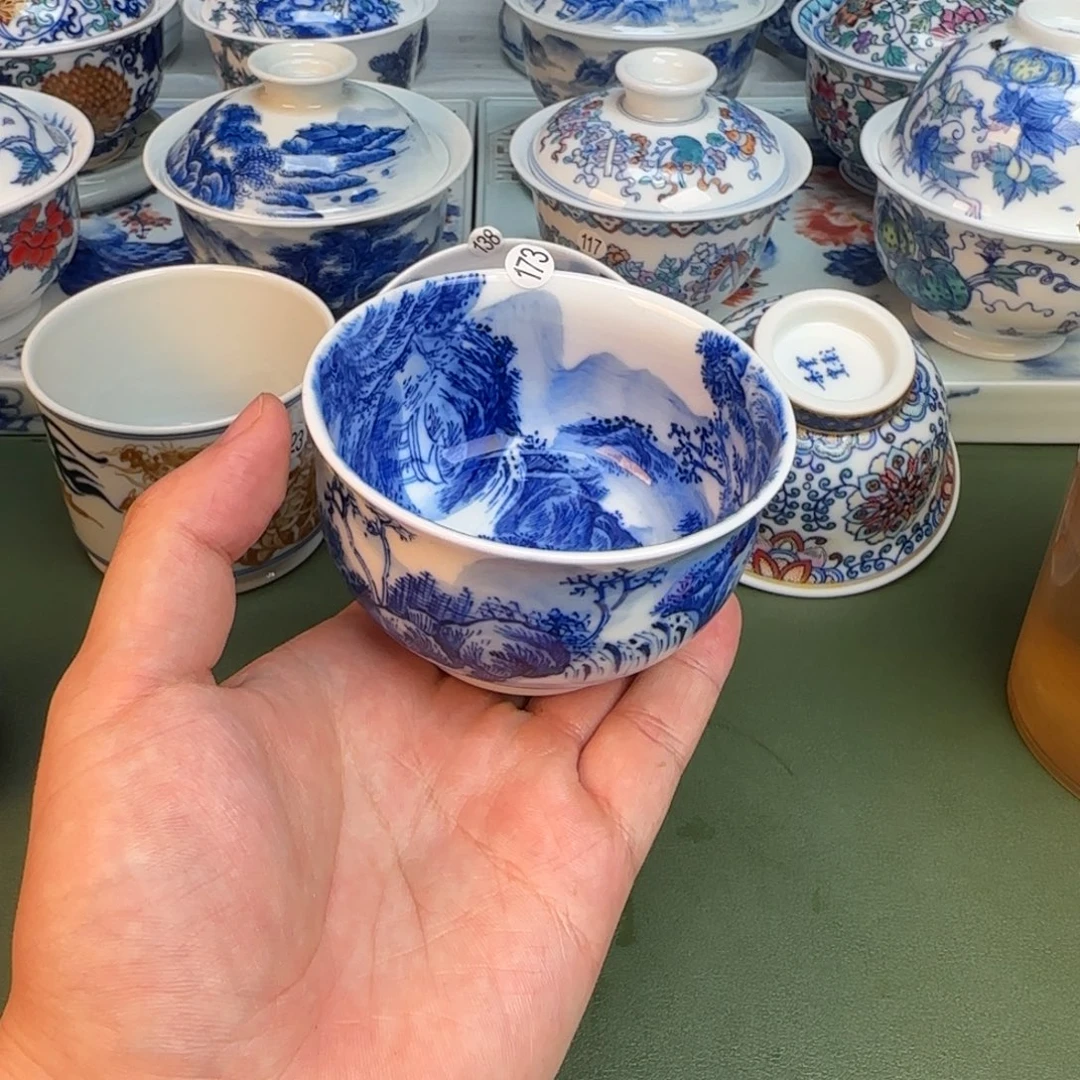 彦祖纯手工手绘茶具173