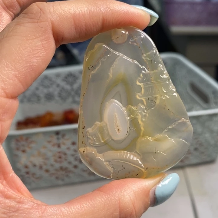 玛瑙/玉髓未镶嵌吊坠(不含链)