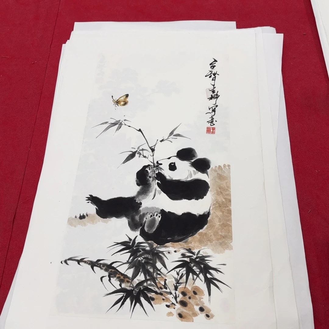 国画花鸟等图案和造型各有
