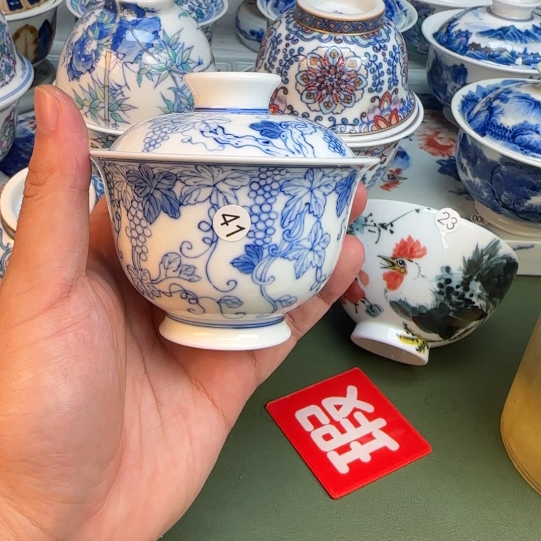 彦祖纯手工手绘茶具41