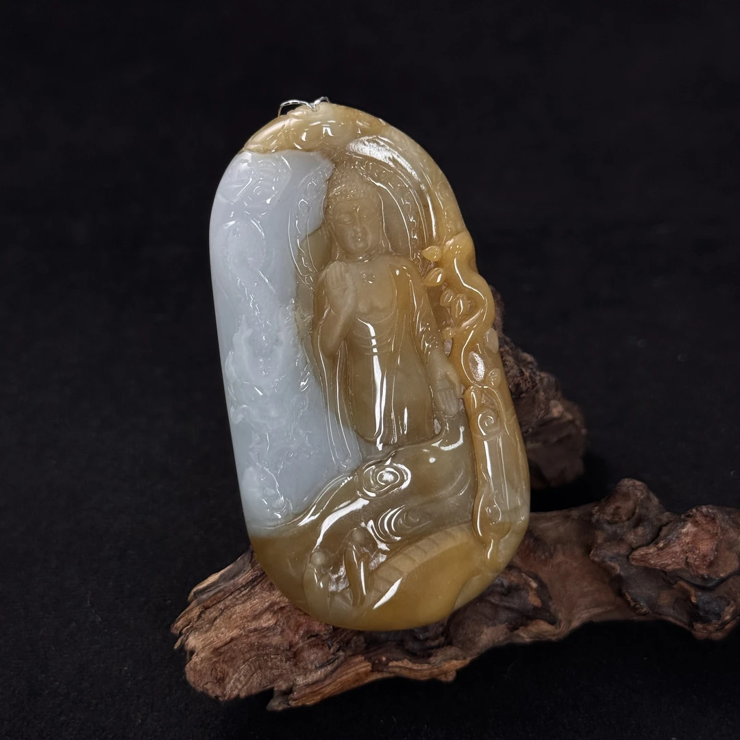 【诚翠拍品第一百零九期午】翡翠50吊坠FKG15021