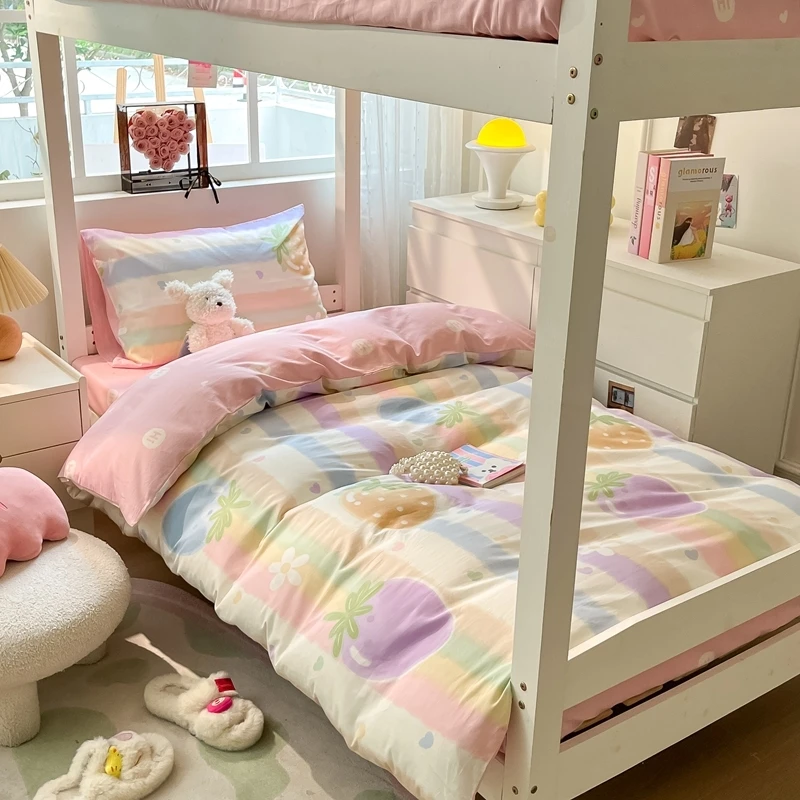 卡基米Kakimi宿舍学生六件套大礼包记忆海棉床垫全棉三件套子母被