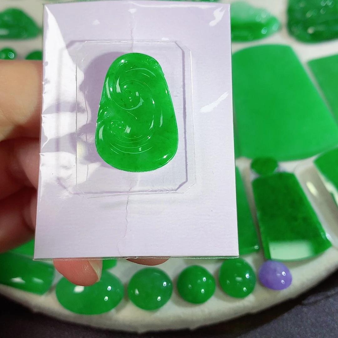 项链未镶嵌翡翠天然翡翠