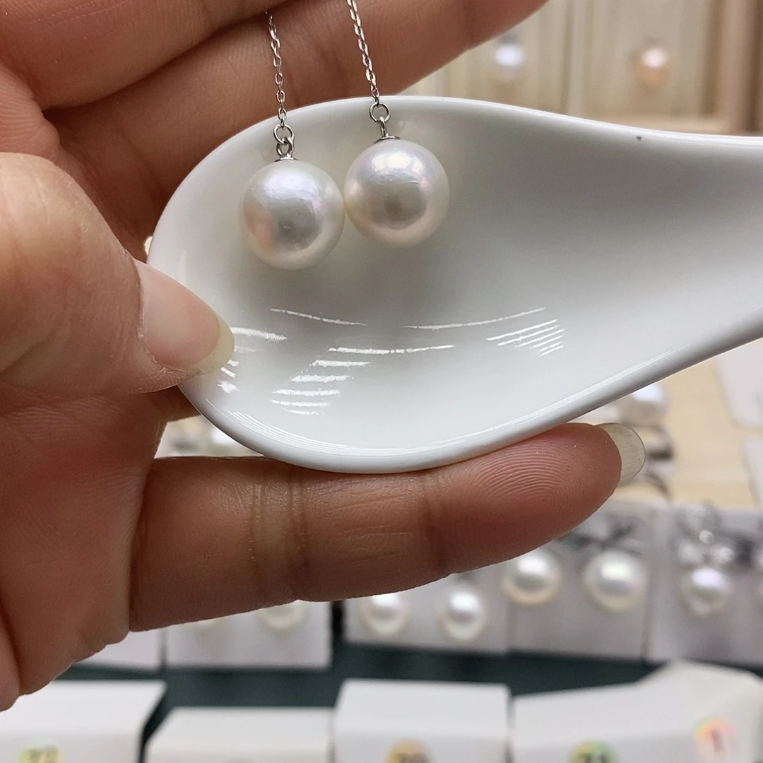 颈饰淡水珍珠银S925镶嵌