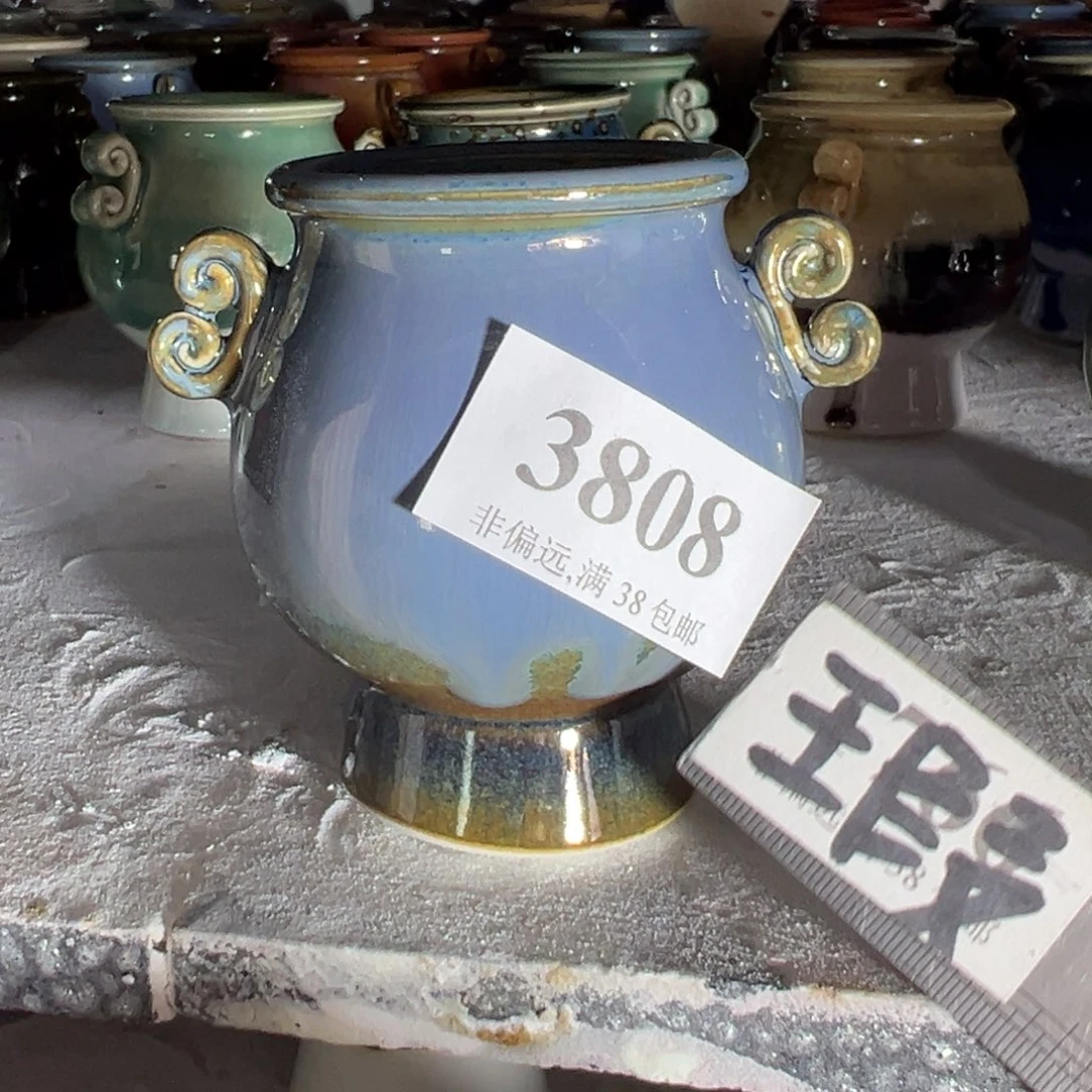 红陶瑕疵景德镇手工花盆