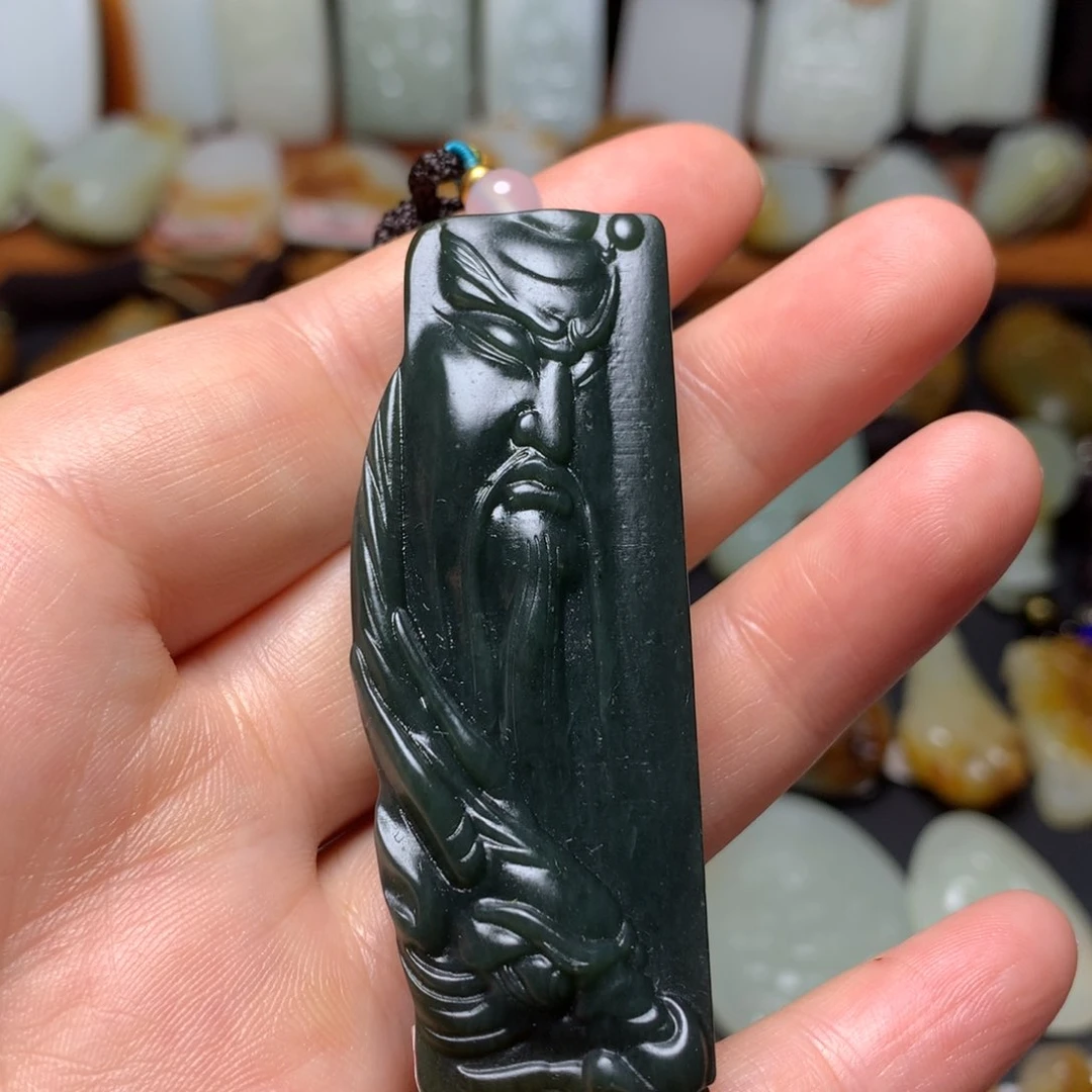 和田玉未镶嵌吊坠(不含链)