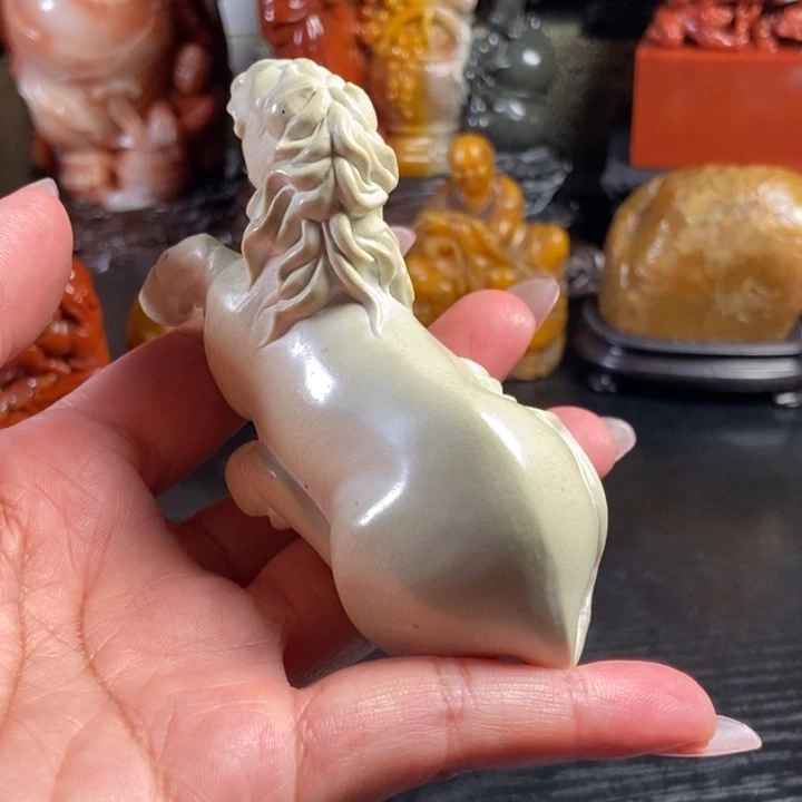 昌化石印石诗*画寿山石