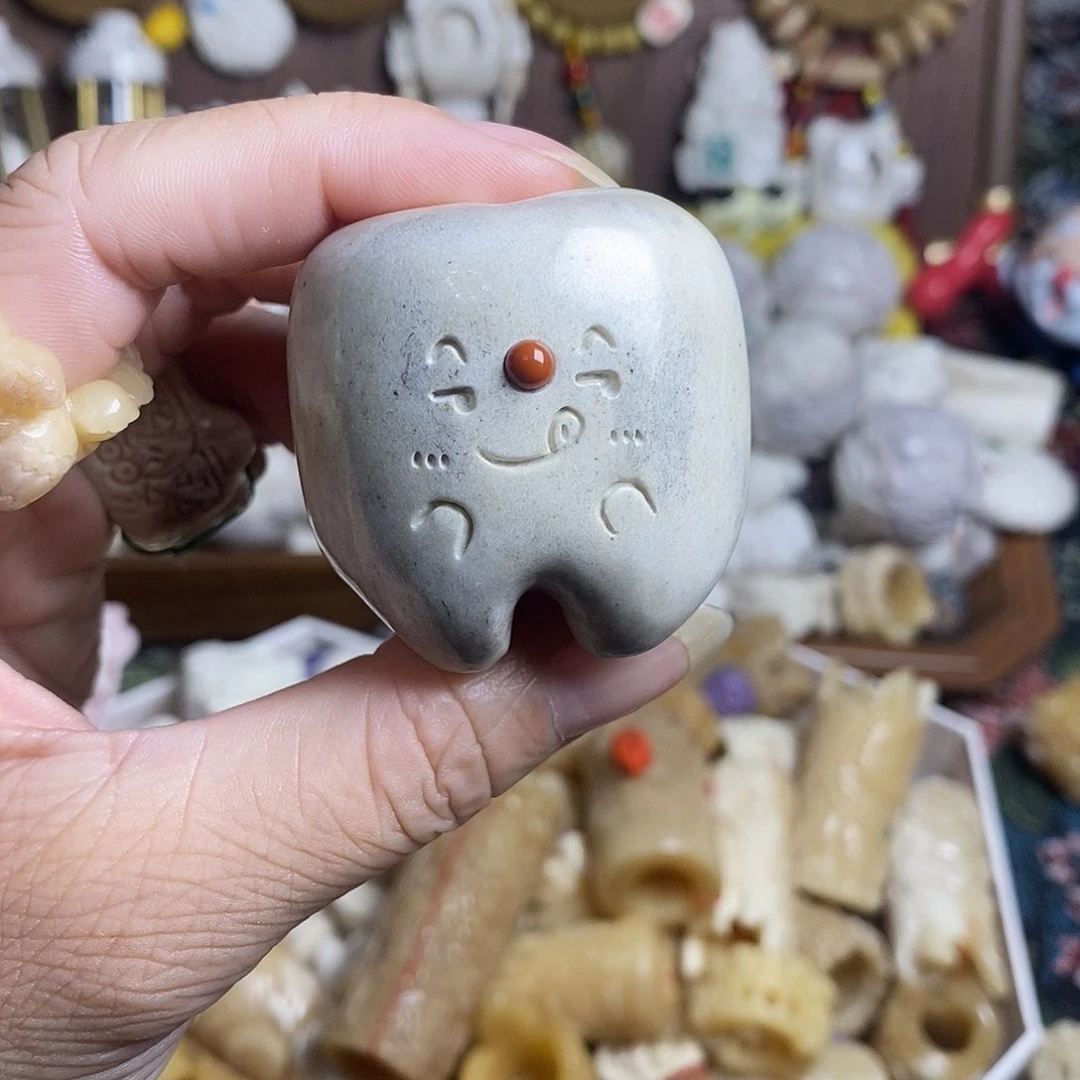 鹿骨把件7号大大牙