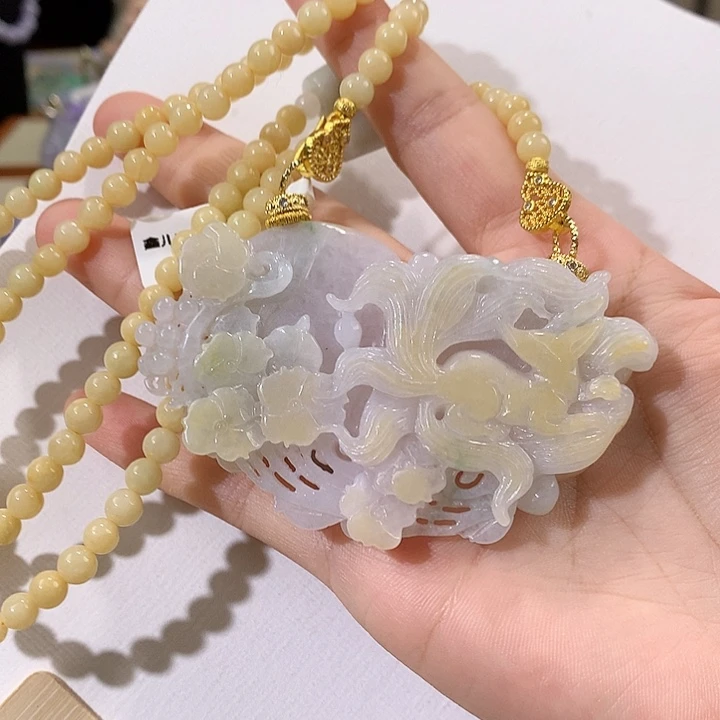 翡翠未镶嵌颈饰翡翠吊坠