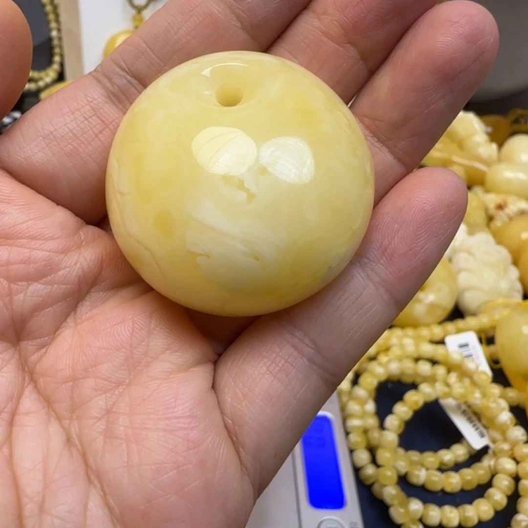 蜜蜡未镶嵌颈饰天然蜜蜡