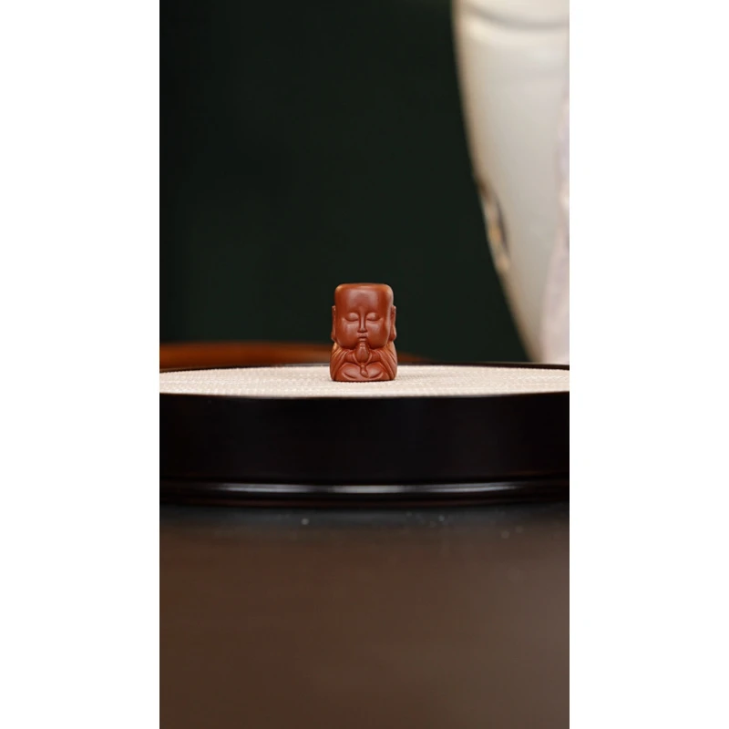 全手工茶宠 大红袍 小佛陀