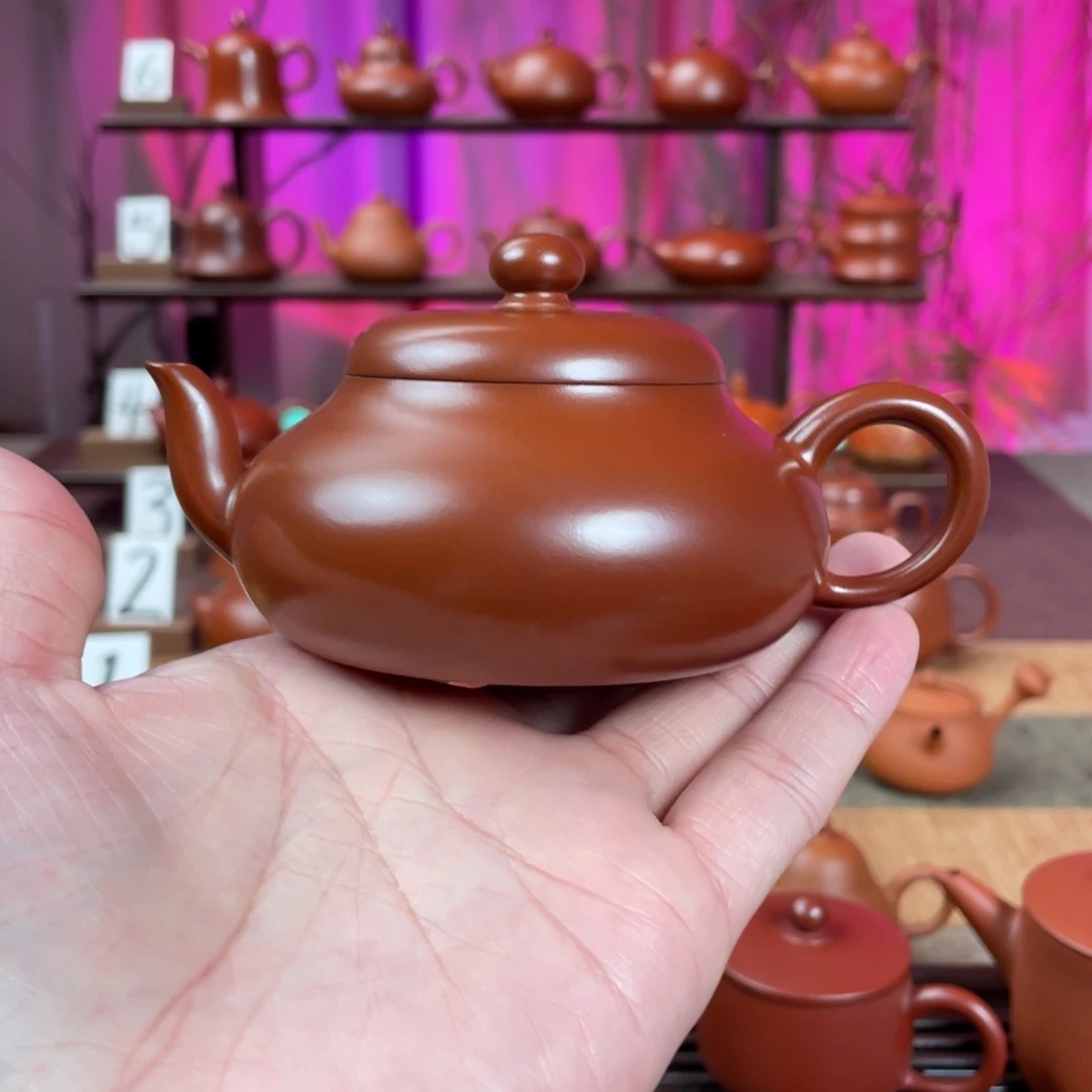 福***前紫砂茶壶精工矮梨125cc