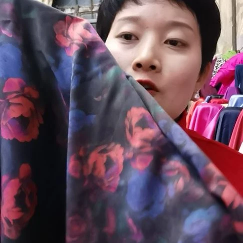 蚕丝3米皮子香云纱布料