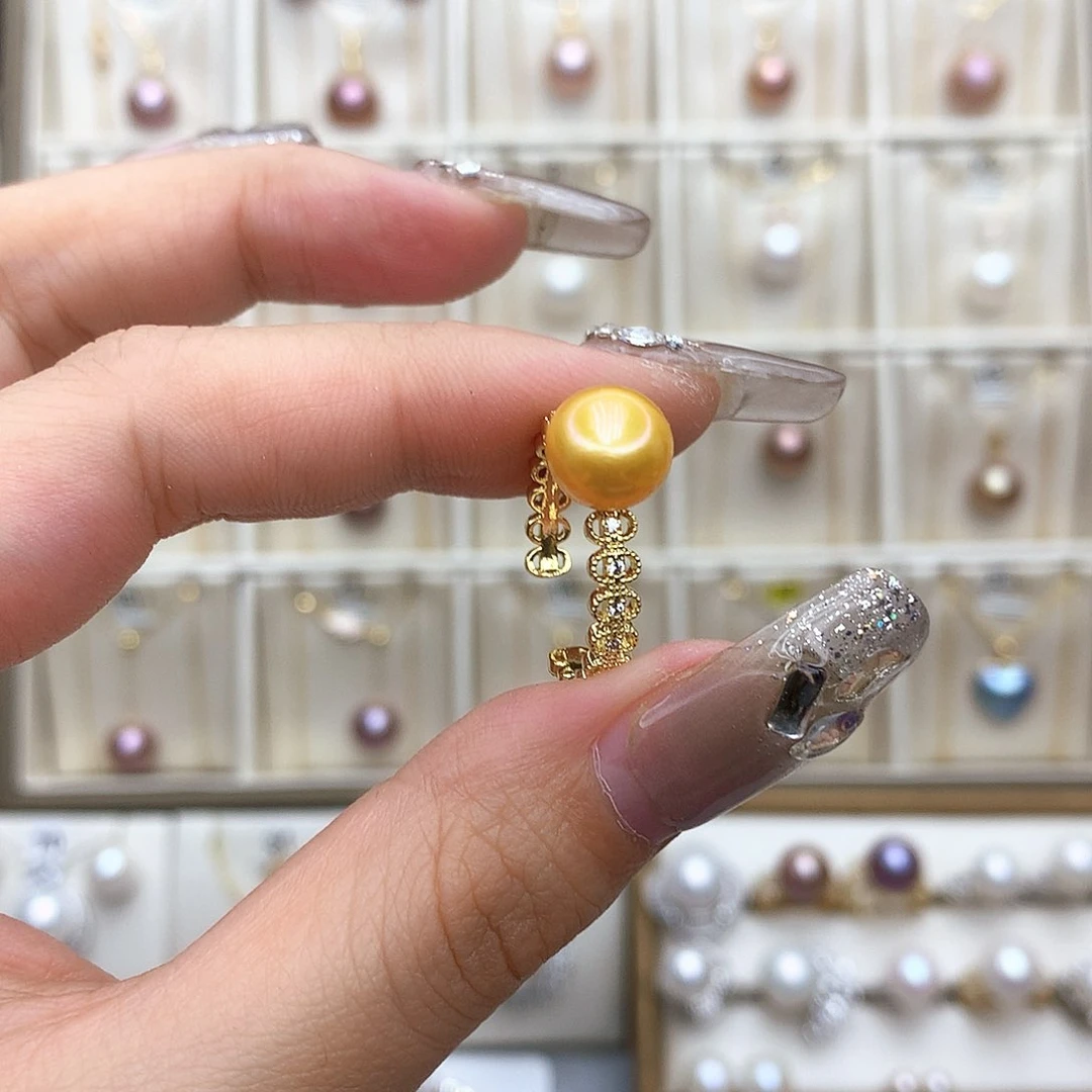 淡水珍珠合金颈饰